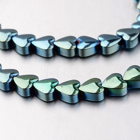 Electroplate Non-magnetic Synthetic Hematite Bead Strands G-F300-22A-07-1