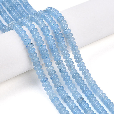 Dyed Natural White Jade Beads Strands G-T139-57A-05-1