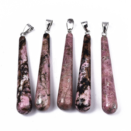 Natural RhodoniteBig Pendants G-T131-17G-1