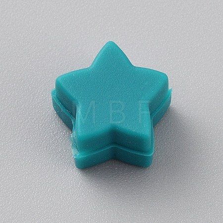 Star Silicone Focal Beads LS-SIL-TAC0008-08N-1