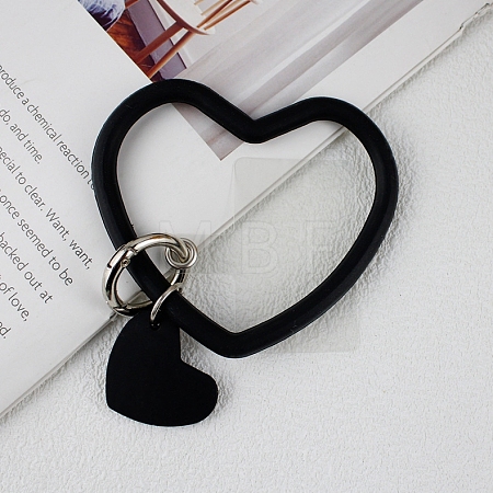 Silicone Heart Loop Phone Lanyard MOBA-PW0001-27L-1