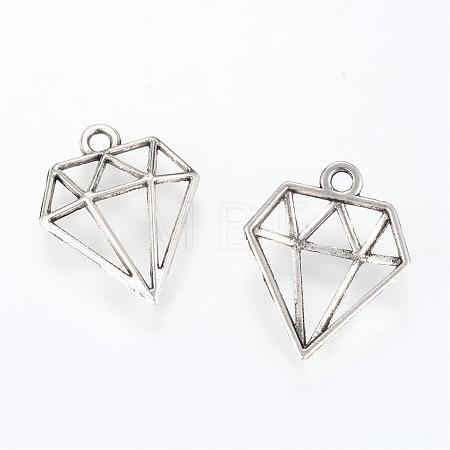 Tibetan Style Alloy Pendants TIBE-S302-08AS-LF-1