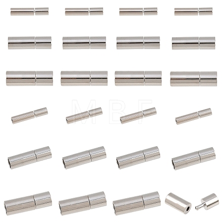 30Pcs 3 Styles Brass Bayonet Clasps KK-YW0004-52-1