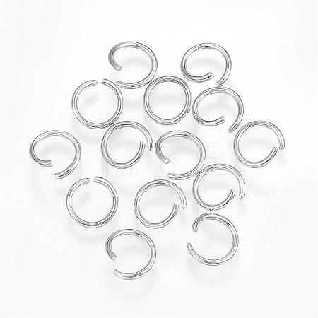 Tarnish Resistant 304 Stainless Steel Open Jump Rings STAS-F110-02P-1
