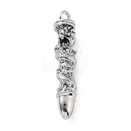 Tibetan Style Alloy Pendants TIBE-L012-039AS-10-1