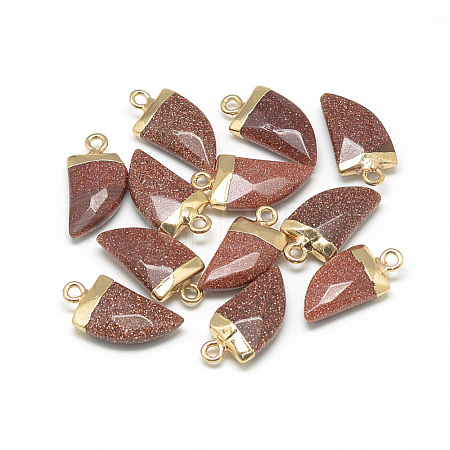 Synthetic Goldstone Pointed Pendants G-Q966-03-1