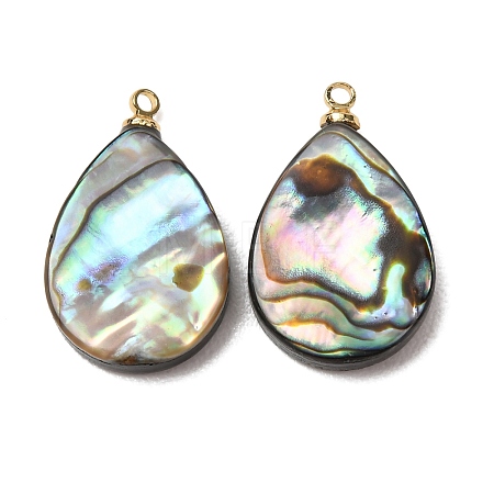 Natural Abalone Shell Pendants SH-CJC0AC7-01C-G-1