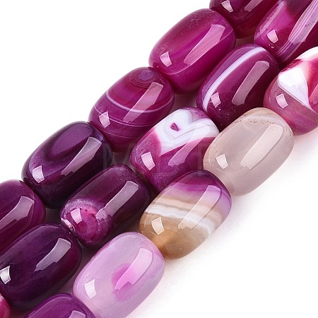 Natural Agate Beads Strands G-N356-02B-07-1