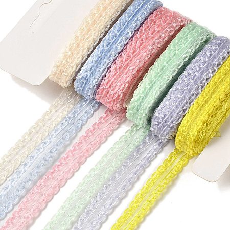 Polyester and Nylon Wavy Edged Ribbon Sets DIY-Z029-01E-1