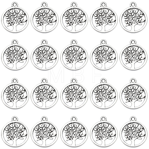 100Pcs Tibetan Style Alloy Pendants FIND-SC0005-58-1