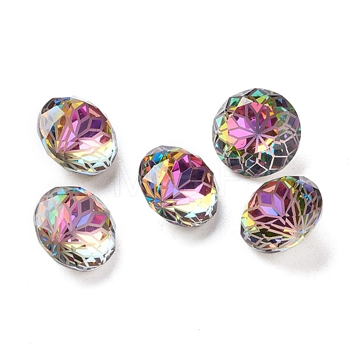 K9 Glass Rhinestone Pointed Back Cabochons RGLA-P030-06B-001VO-1