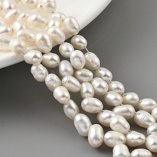 Natural Cultured Freshwater Pearl Beads Strands PEAR-A006-22-1