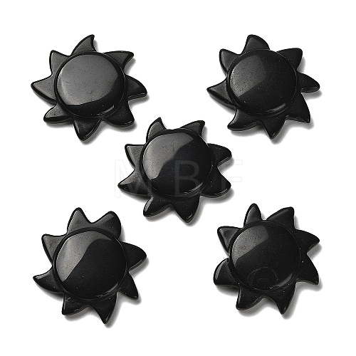 Natural Obsidian Cabochons G-Q190-01G-1