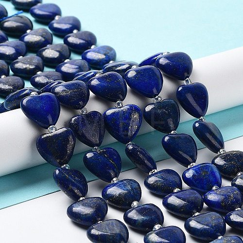 Natural Lapis Lazuli Beads Strands X-G-E614-A05-01-1