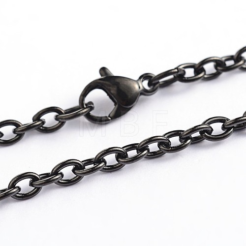 304 Stainless Steel Cable Chain Necklaces X-STAS-F016-21B-1