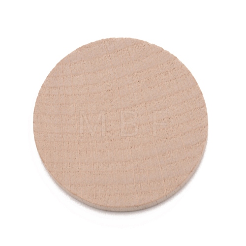 Beech Wooden Round Pieces WOOD-WH0119-05C-1