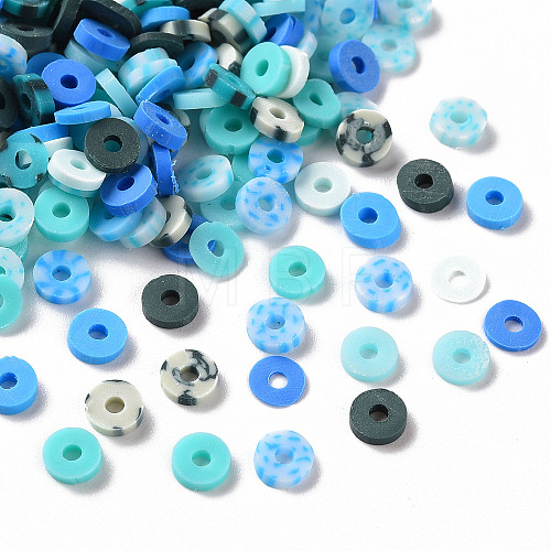 Handmade Polymer Clay Beads X-CLAY-T019-02C-1