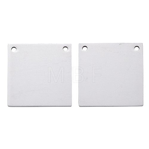 Anti-Tarnish 304 Stainless Steel Stamping Blank Tag Pendants STAS-I311-16B-P-1