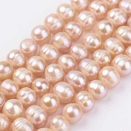 Natural Cultured Freshwater Pearl Beads Strands PEAR-D187-36-01-1