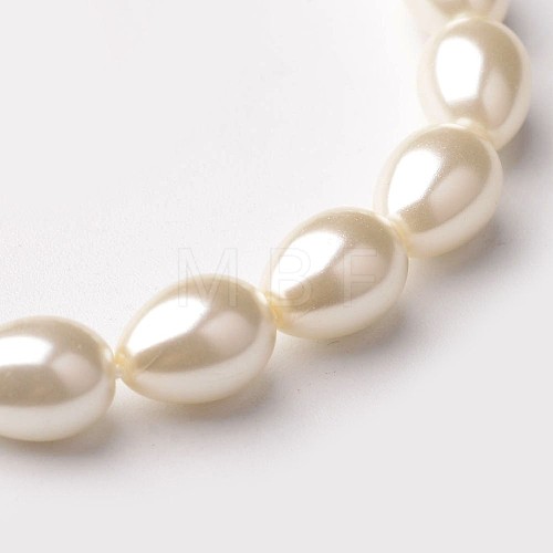 Eco-Friendly Glass Pearl teardrop HY-O001-C-01-1