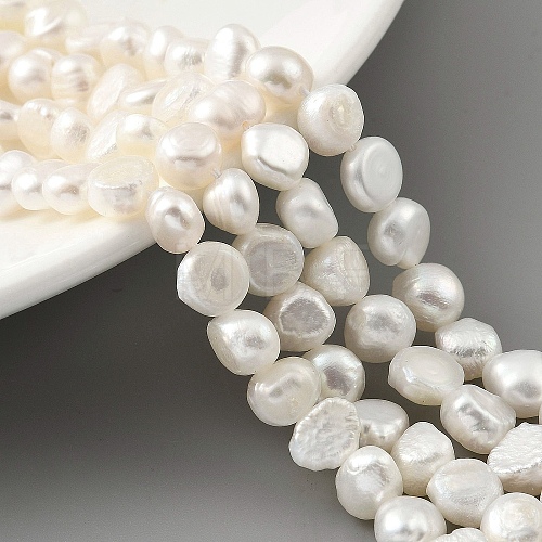 Natural Cultured Freshwater Pearl Beads Strands PEAR-A006-08H-1