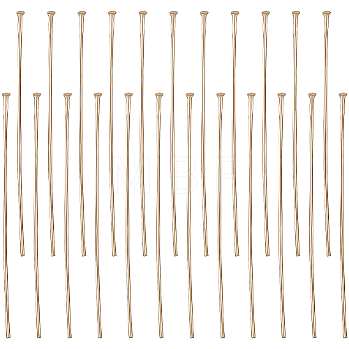 Beebeecraft 304 Stainless Steel Flat Head Pins STAS-BBC0004-37B-1