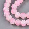 Crackle Glass Beads X1-GLAA-N009-8mm-02-3