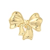 Bowknot Alloy Open Cuff Rings RJEW-U006-05G-3