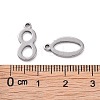 304 Stainless Steel Charms STAS-R108-4