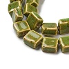 Handmade Porcelain Beads Strands PORC-B002-10-3