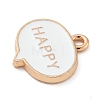 Alloy Enamel Charms ENAM-A008-02KCG-01-2