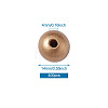 Spray Painted Natural Wood Beads WOOD-TA0002-25C-02-17