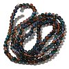 Crackle Glass Beads Strands X-CCG-C002-8mm-08-2