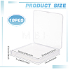 Transparent Plastic Storage Boxes CON-WH0095-62B-2