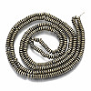 Electroplate Non-magnetic Synthetic Hematite Beads Strands G-T114-58-02-2