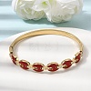304 Stainless Steel Enamel Hinged Bangles BJEW-B168-01G-4