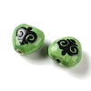 Printed Handmade Porcelain Beads FIND-H023-02J-2