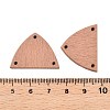 Poplar Wood Dyed Triangle Chandelier Component Links WOOD-N016-14-3