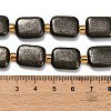 Natural Gold Pyrite/Golden Pyrite Beads Strands G-F833-L01-01-5