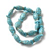 Synthetic Turquoise Dyed Beads Strands X-G-E594-18-2