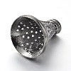 Brass Micro Pave Cubic Zirconia Bead Cones ZIRC-O019-B-02B-2