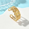 304 Stainless Steel Cuff Open Rings for Women RJEW-L341-02C-G-1