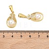 304 Stainless Steel & ABS Plastic Imitation Pearl Pendants STAS-C172-23G-3