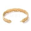 304 Stainless Steel Cuff Bangles for Women BJEW-K263-05G-07-3