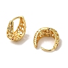 Rack Plating Brass Micro Pave Clear Cubic Zirconia Hoop Earrings for Women EJEW-G403-03G-2