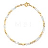 Natural White Jade & Glass Seed Bead Beaded Bracelets for Women GO0506-2-1