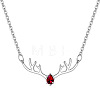 Deer Urn Ashes Pendant Necklace PW-WG78BFC-01-1