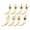 Natural & Synthetic Mixed Gemstone Pendants KK-C170-27G-1