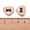 Valentine's Day Printed Alloy Pendants PALLOY-SZC0008-15C-3