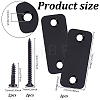 201 Stainless Steel Door Lock Hole Cover Plate DIY-WH0750-373A-2